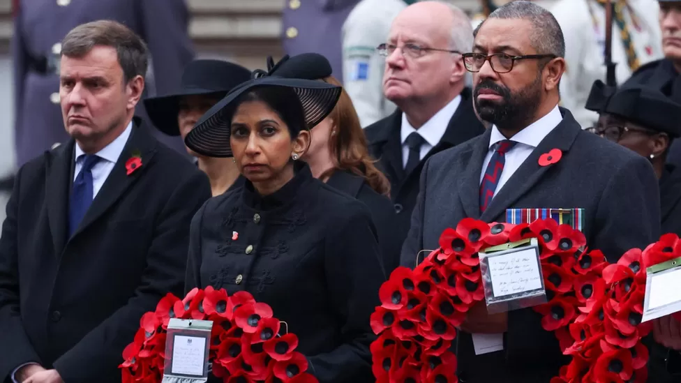 Foreign Secretary James Cleverly and Home Secretary Suella Braverman are among others who took part in the ceremony