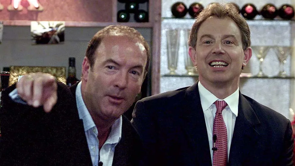 Former prime minister Tony Blair met Sullivan during a visit to the set of Brookside in 2001