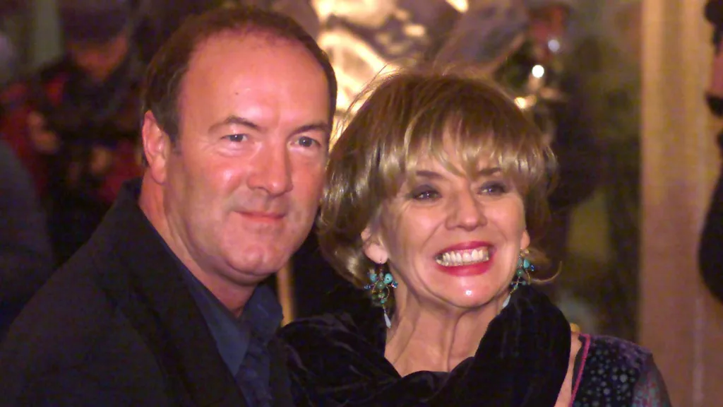 Sullivan pictured with fellow Brookside star Sue Johnston at the British Comedy Awards in 2000