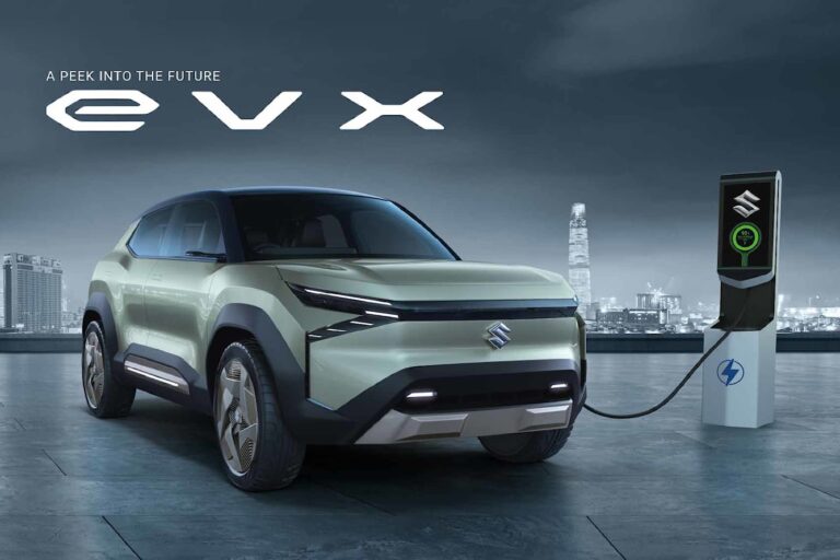 Maruti Suzuki will introduce its first electric car, the EVX, by 2025.