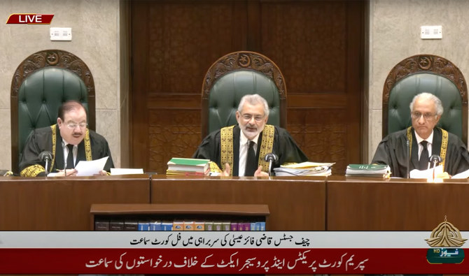 Pakistan's Supreme Court begins live hearings for the first time