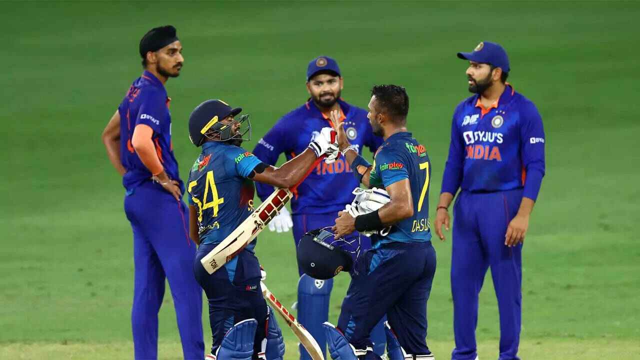 India vs. Sri Lanka head-to-head in the Asia Cup