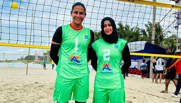 Pakistan Women’s Beach Volleyball wins its maiden international match