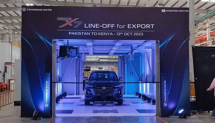 Changan becomes the first Pakistani company after exporting 14-Car Batch