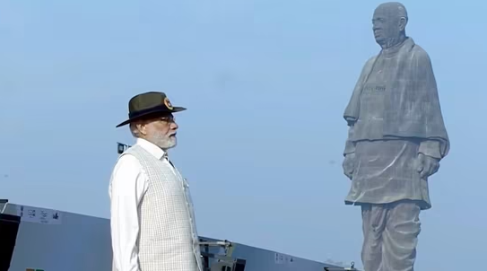 Statue of Unity: Modi honours Sardar Vallabhai Patel on his birthday.