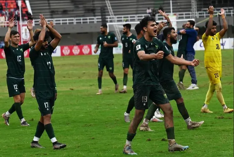 Pakistan qualifies for the FIFA World Cup after defeating Combodia.