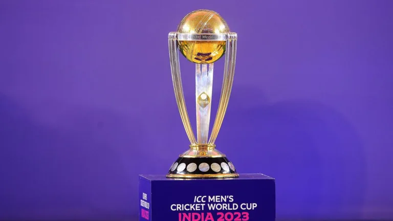 The complete schedule of the Cricket World Cup 2023, including matches, timings, and venues