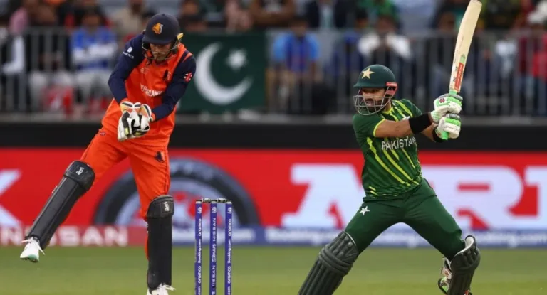 Pakistan beat the Netherlands by 81 runs in the 2023 World Cup.