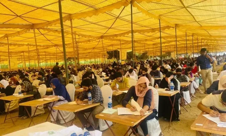 Almost 40,000 students take part in the MDCAT in KP.