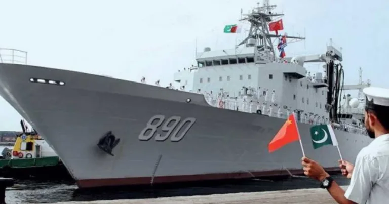 China and Pakistan conduct the largest-ever combined naval exercises.