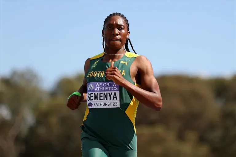 Pill-using women and Olympian Caster Semenya competed owing to panic attacks and a ‘dark’ venue.