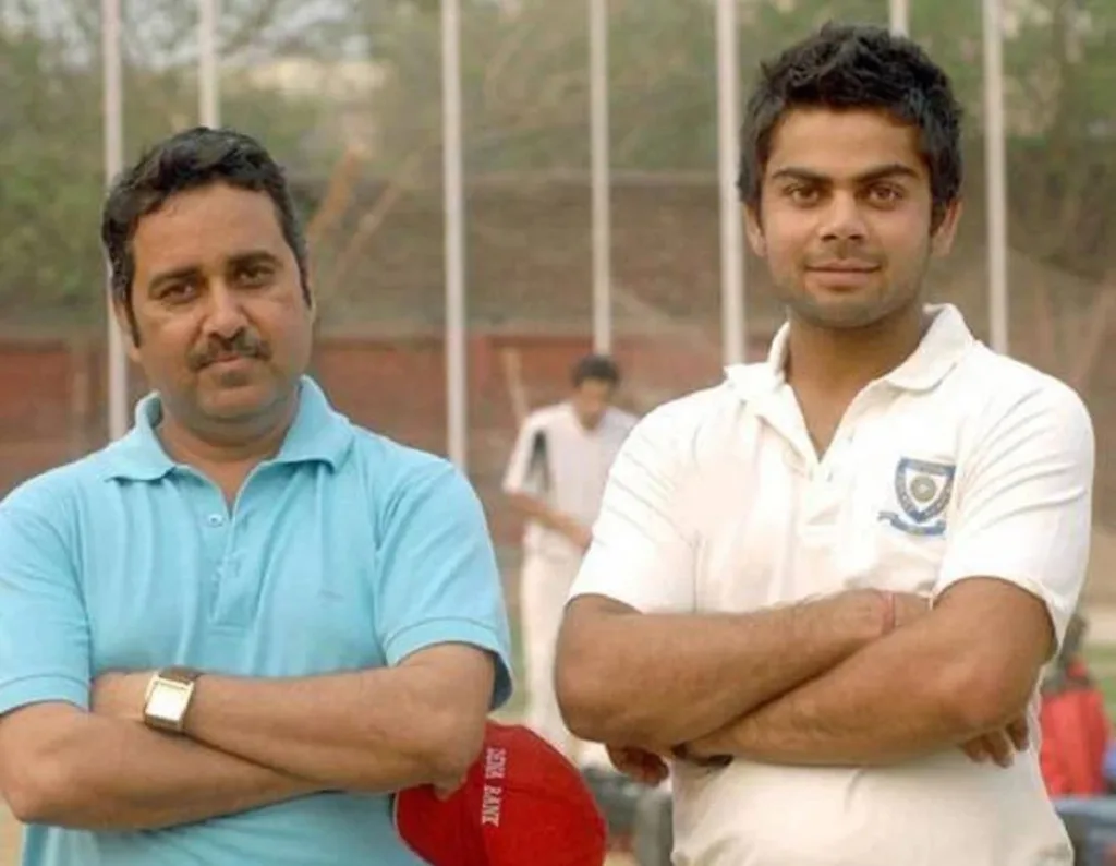 Kohli finished Delhi Cricket Academy training. Kumar Sharma taught Kohli cricket's nuances.
