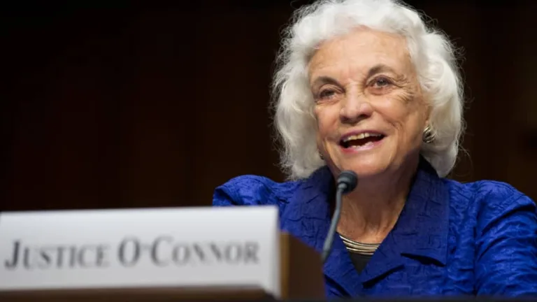 Sandra Day O’Connor, first female Supreme Court justice, dies.