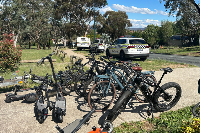 ACT police use the owner's AirTag to recover 21 stolen e-bikes and scooters