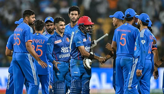 India won the India vs. Afghanistan series by 3-0 after a double super over in the third T20