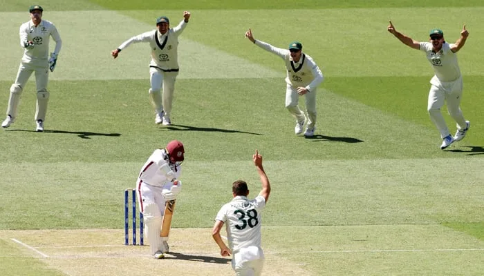 Australia defeated the West Indies by 10 wickets in the Adelaide Test