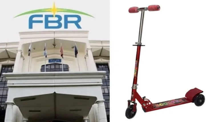FBR Imposes 20% Customs Duty on Import of Kids Scooty from China