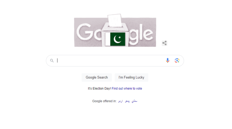 Google highlights Pakistan’s general election 2024 with a special Doodle
