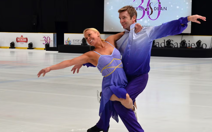“Happy Boléro Day”: Torvill and Dean visit Sarajevo 40 years after the gold rush