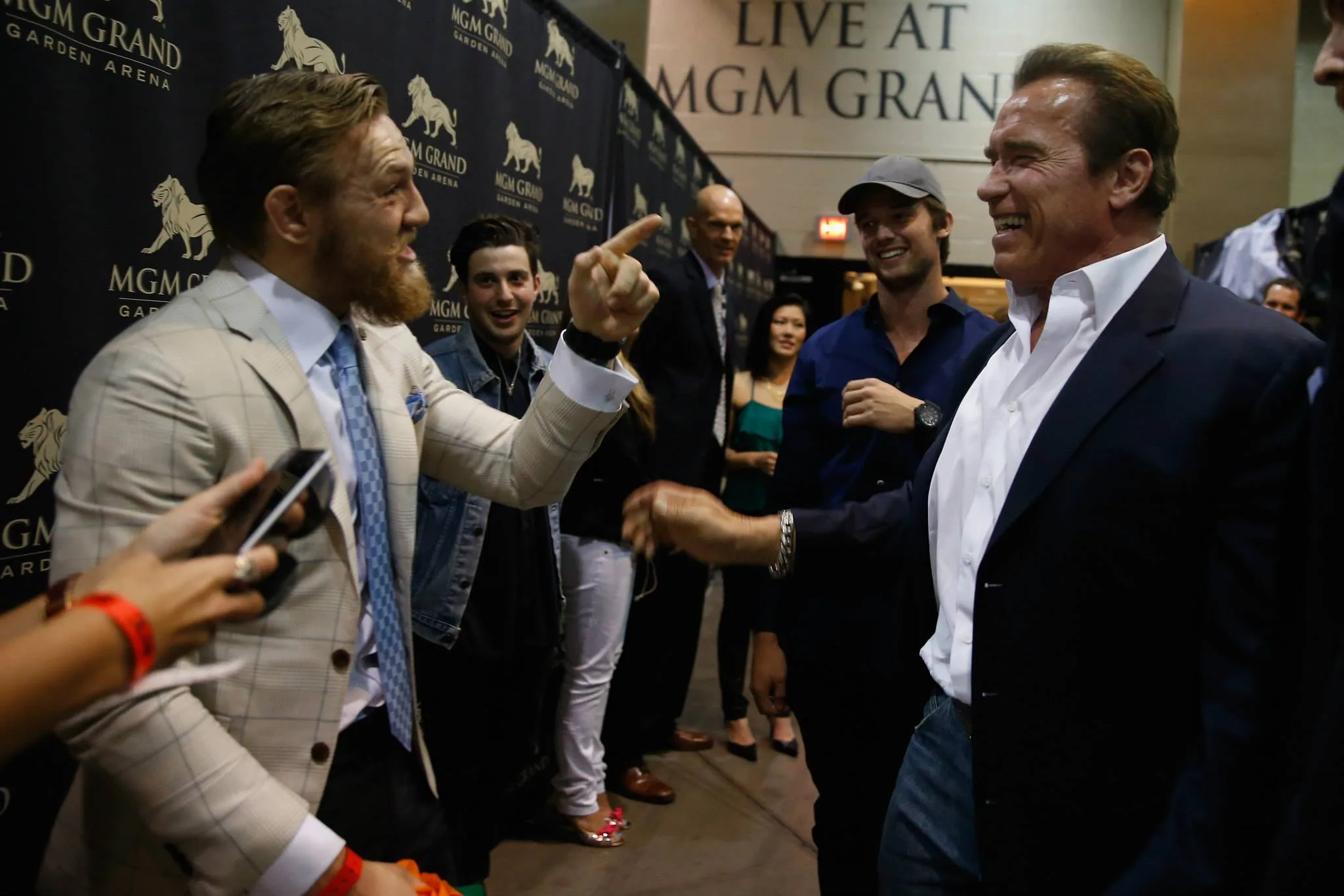 Conor McGregor is impressed with Arnold Schwarzenegger's first performance