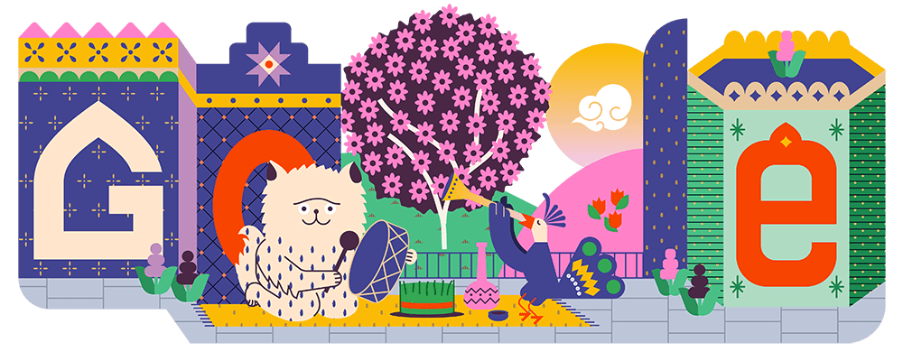Celebrate Nowruz, the Persian New Year in 2024, with today's Google Doodle
