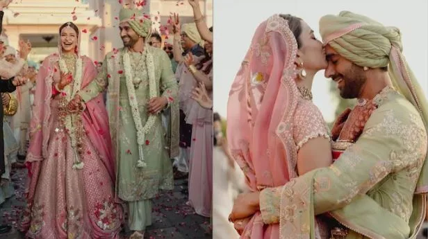 Pulkit Samrat and Kriti Kharbanda posted their first wedding photos with the comment