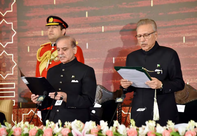 Shehbaz Sharif took the oath as Pakistan's 24th prime minister