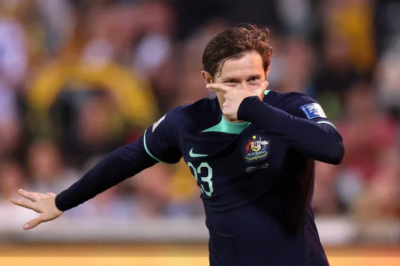 Against Lebanon, Craig Goodwin leads the Socceroos to victory